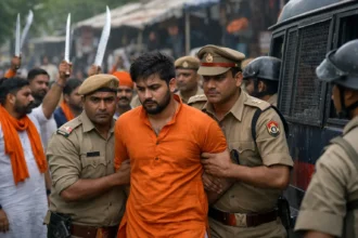 Crackdown on Vigilantism: Hindu Raksha Dal Chief’s Son Arrested for Distributing Swords in Ghaziabad