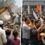 HEADLINE: Education Under Attack: Muslim-run School Bulldozed in MP; College Closure Celebrated in Jammu