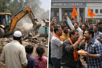 HEADLINE: Education Under Attack: Muslim-run School Bulldozed in MP; College Closure Celebrated in Jammu