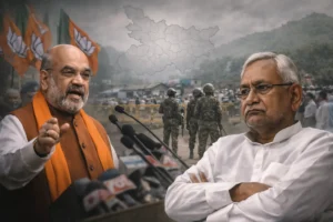 Politics intensifies over 'infiltration' in Bihar: Amit Shah's leadership, Nitish's silence, and the power struggle within the 'double-engine' government.