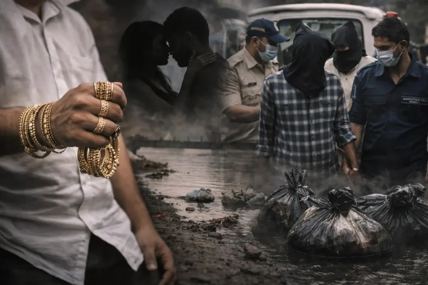 A horrific incident in Delhi: A friend murdered a man for the sake of gold, honey-trapped him, dismembered his body, and threw it into the Yamuna River.