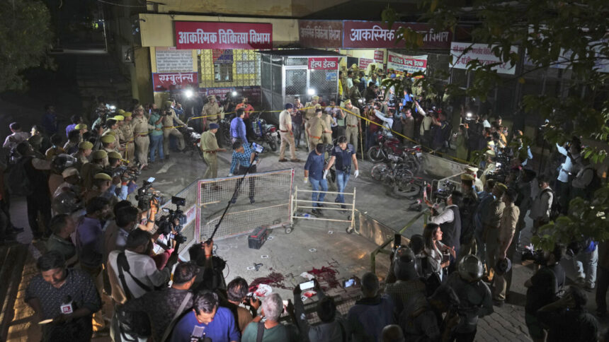 Youth Shot Before Statement in Prayagraj